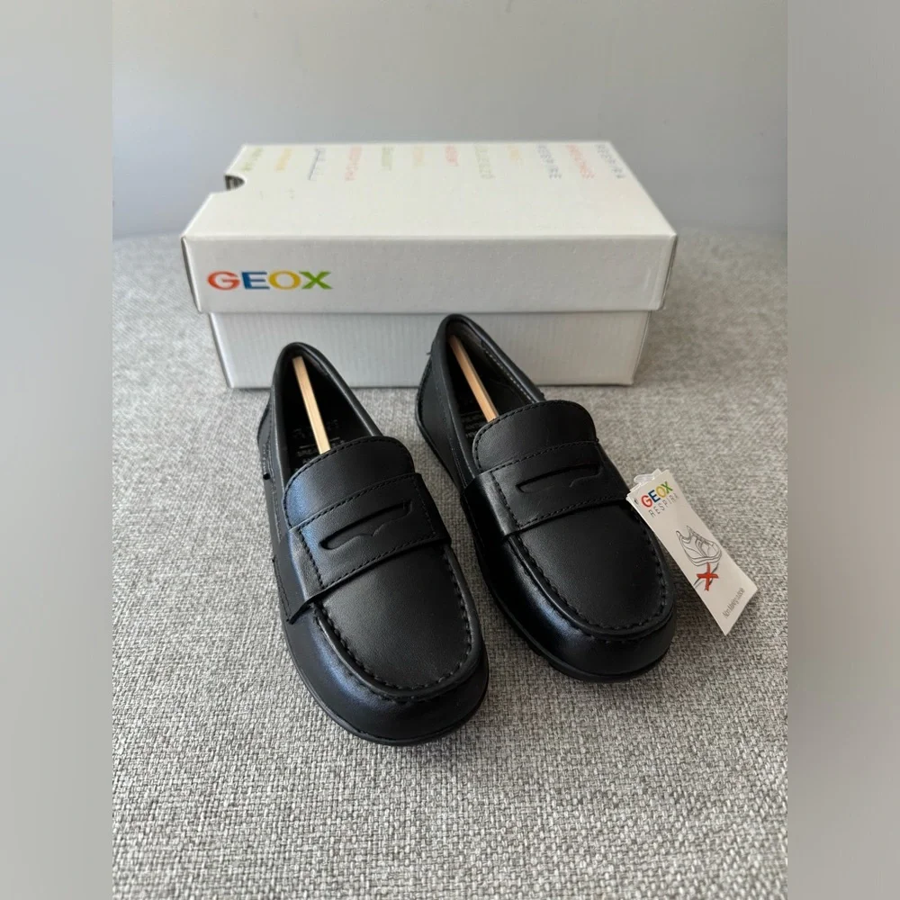New Toddler Boy Geox Leather Loafers